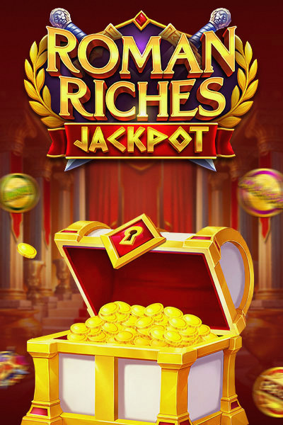 Naslovnica slota Roman Riches Jackpot u lobiju Cleobetra Casina
